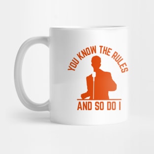 You Know The Rules And So Do I, Rick Astley, Orange Mug